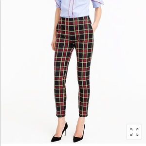 J.Crew Tall Martie pant in Stewart plaid